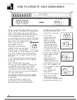 Предварительный просмотр 4 страницы Hotpoint HDA6009 Use And Care Manual