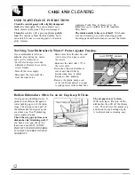 Предварительный просмотр 12 страницы Hotpoint HDA6009 Use And Care Manual