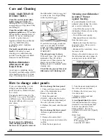 Предварительный просмотр 14 страницы Hotpoint HDA829 Use And Care Manual