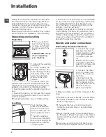 Предварительный просмотр 2 страницы Hotpoint HE7L 492 Instructions For Use Manual