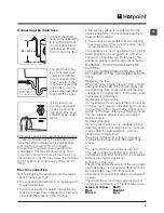 Предварительный просмотр 3 страницы Hotpoint HFEL 501 Instructions For Use Manual