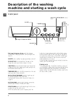 Предварительный просмотр 8 страницы Hotpoint HFEL 501 Instructions For Use Manual