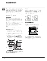 Preview for 60 page of Hotpoint HH 50 IX/HA Operating Instructions Manual