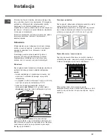 Preview for 69 page of Hotpoint HH 50 IX/HA Operating Instructions Manual