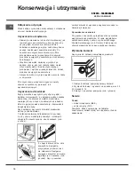 Preview for 76 page of Hotpoint HH 50 IX/HA Operating Instructions Manual