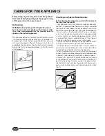 Preview for 8 page of Hotpoint HL161AI Instructions For Installation And Use Manual