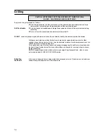 Preview for 16 page of Hotpoint HL500G Instructions For Installation And Use Manual