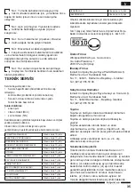 Предварительный просмотр 35 страницы Hotpoint HM 0356 Mxy Operating Instructions Manual