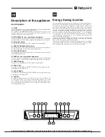 Предварительный просмотр 3 страницы Hotpoint HM 31 AA E Operating Instructions Manual