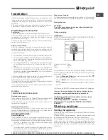 Preview for 5 page of Hotpoint HM 31 AA E Operating Instructions Manual