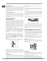 Preview for 6 page of Hotpoint HM 31 AA E Operating Instructions Manual