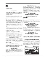 Предварительный просмотр 2 страницы Hotpoint HM 3x AA Operating Instructions Manual