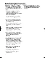 Preview for 6 page of Hotpoint HM311i Instructions For Installation And Use Manual