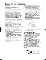 Предварительный просмотр 14 страницы Hotpoint HM311i Instructions For Installation And Use Manual