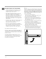 Preview for 8 page of Hotpoint HM312NI Instructions For Installation And Use Manual