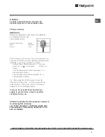 Предварительный просмотр 3 страницы Hotpoint HM3150F Operating Instructions Manual