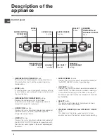 Предварительный просмотр 6 страницы Hotpoint HME35 Instructions For Installation And Use Manual