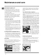 Предварительный просмотр 12 страницы Hotpoint HME40N Instructions For Installation And Use Manual