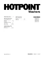 Hotpoint HNSR2120 Owner'S Manual предпросмотр