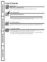 Preview for 2 page of Hotpoint HNSR2120 Owner'S Manual