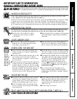 Preview for 3 page of Hotpoint HNSR2120 Owner'S Manual