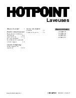 Preview for 17 page of Hotpoint HNSR2120 Owner'S Manual