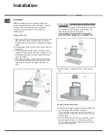 Предварительный просмотр 2 страницы Hotpoint HS 110 Instructions For Use Manual