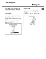 Предварительный просмотр 5 страницы Hotpoint HS 110 Instructions For Use Manual