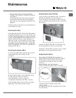 Предварительный просмотр 8 страницы Hotpoint HS 63 X Instructions For Use Manual