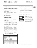 Предварительный просмотр 5 страницы Hotpoint HS16 Series Operating Instructions Manual