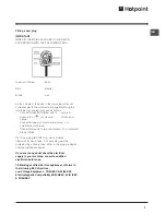 Предварительный просмотр 3 страницы Hotpoint HS1621 Operating Instructions Manual