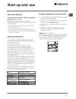 Предварительный просмотр 5 страницы Hotpoint HS1621 Operating Instructions Manual