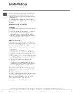 Preview for 2 page of Hotpoint HS2321L Operating Instructions Manual