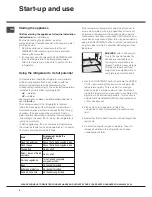 Preview for 4 page of Hotpoint HS2321L Operating Instructions Manual