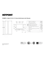 Preview for 1 page of Hotpoint HSH25GFB Features And Benefits