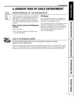 Preview for 3 page of Hotpoint HSS22IFMACC and Owner'S Manual And Installation Instructions