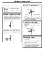 Preview for 17 page of Hotpoint HSS22IFMACC and Owner'S Manual And Installation Instructions