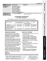 Preview for 23 page of Hotpoint HSS22IFMACC and Owner'S Manual And Installation Instructions