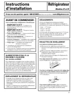 Preview for 41 page of Hotpoint HSS22IFMACC and Owner'S Manual And Installation Instructions