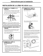 Preview for 71 page of Hotpoint HSS22IFMACC and Owner'S Manual And Installation Instructions