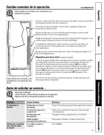 Preview for 73 page of Hotpoint HSS22IFMACC and Owner'S Manual And Installation Instructions