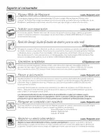 Предварительный просмотр 24 страницы Hotpoint HSWP1000M2WW Owner'S Manual