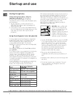 Предварительный просмотр 4 страницы Hotpoint HSZ2321L Operating Instructions Manual