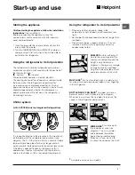 Предварительный просмотр 7 страницы Hotpoint HT303NI Instructions For Installation And Use Manual