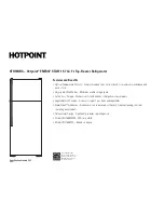 Предварительный просмотр 2 страницы Hotpoint HTH16BBSL Specifications