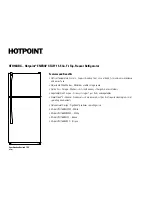 Предварительный просмотр 2 страницы Hotpoint HTH16BBXL Specifications