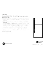 Предварительный просмотр 2 страницы Hotpoint HTH18EBDCC Dimensions And Installation Information