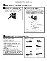 Предварительный просмотр 16 страницы Hotpoint HTR16BBSLCC Owner'S Manual