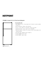 Preview for 2 page of Hotpoint HTS16BBS Dimensions And Installation Information