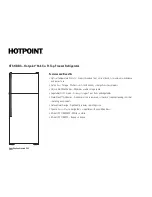 Предварительный просмотр 2 страницы Hotpoint HTS17BBS Specifications